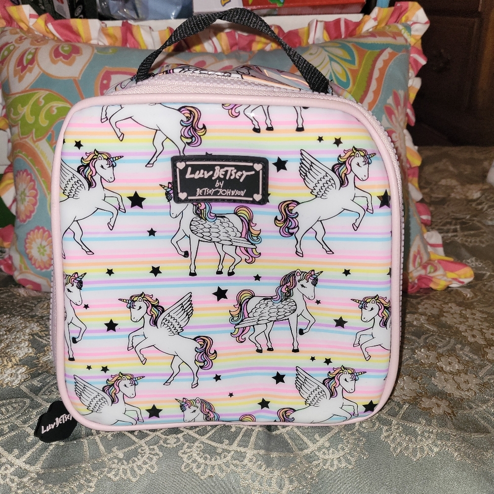 Betsey Johnson Unicorn/ Pegasus Insulated Tote Lunchbag